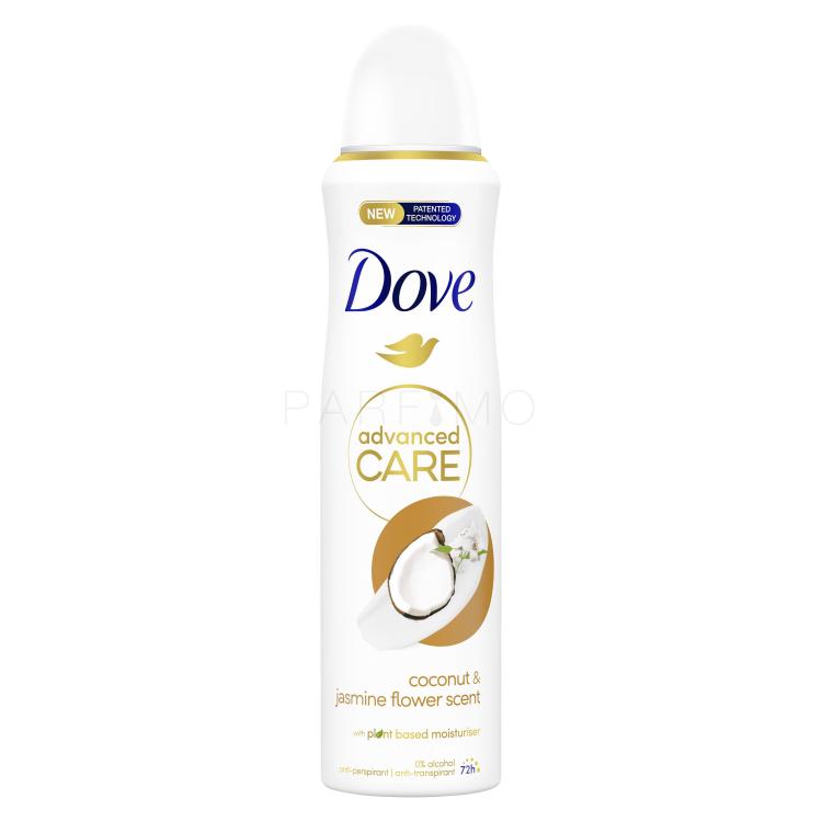 Dove Advanced Care Coconut &amp; Jasmine 72h Antiperspirant für Frauen 150 ml