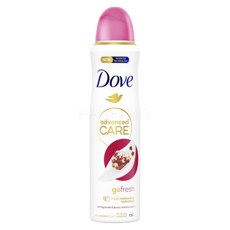 Dove Advanced Care Go Fresh Pomegranate &amp; Lemon Verbena 72h Antiperspirant für Frauen 200 ml