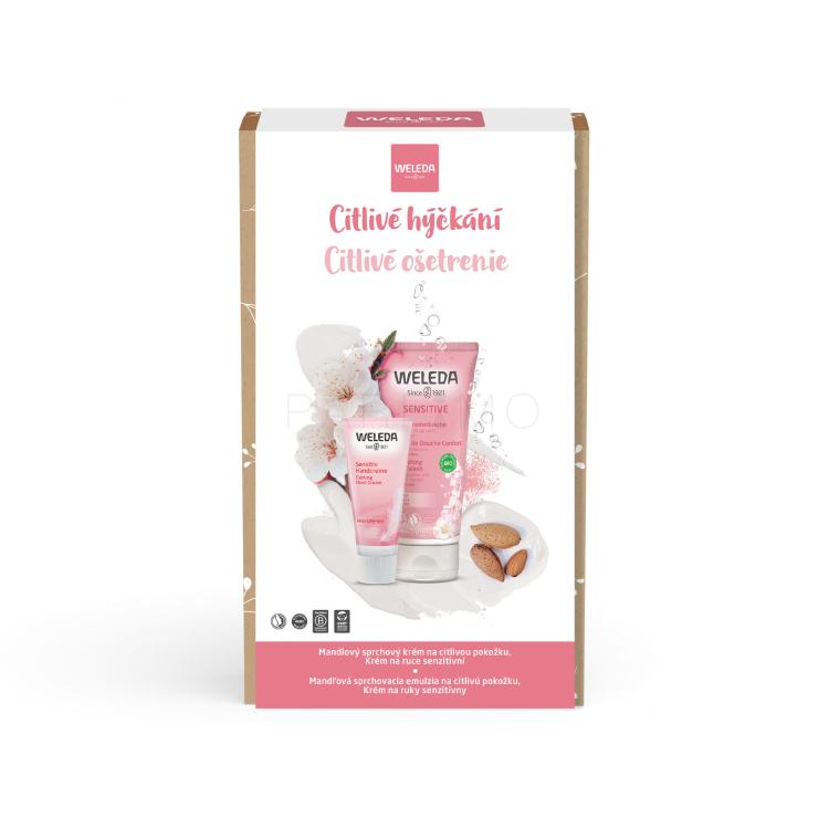 Weleda Almond Geschenkset Duschcreme Almond Sensitive Shower Cream 200 ml + Handcreme Sensitive Hand Cream 50 ml