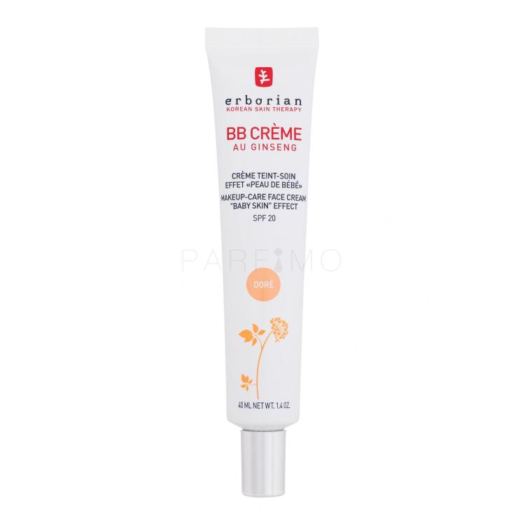 Erborian BB Crème Makeup-Care Face Cream SPF20 BB Creme für Frauen 40 ml Farbton  Doré