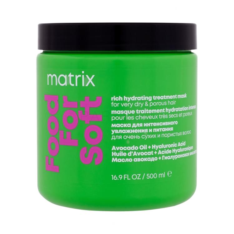 Matrix Food For Soft Rich Hydrating Treatment Mask Haarmaske für Frauen 500 ml