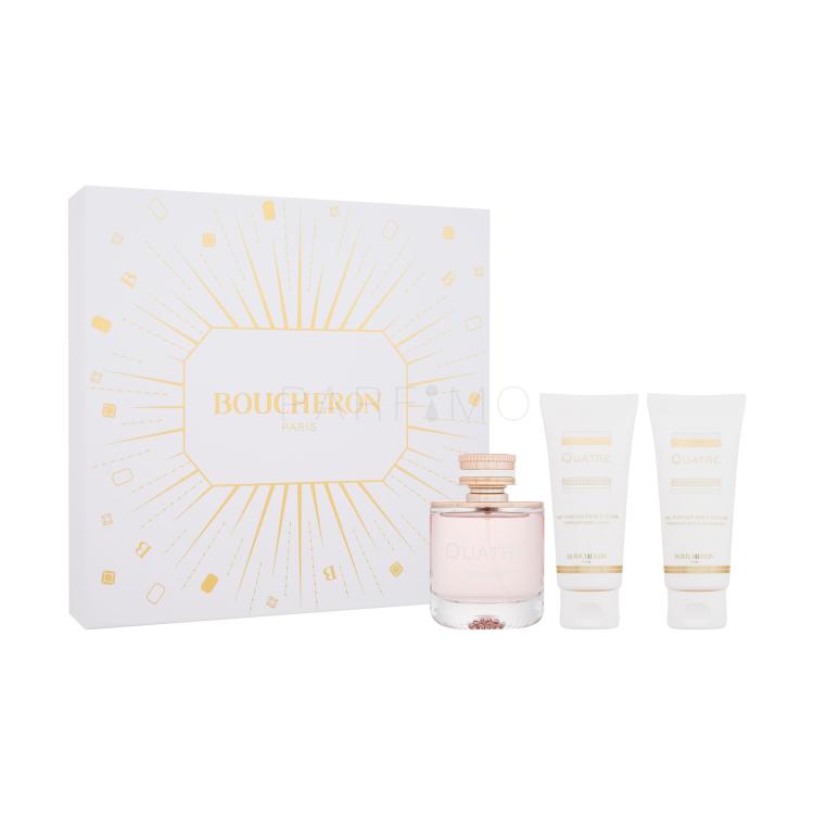 Boucheron Quatre Geschenkset Eau de Parfum 100 ml + Körperlotion 100 ml + Duschgel 100 ml