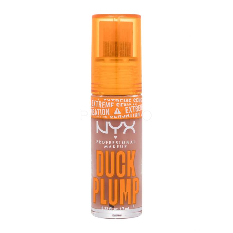 NYX Professional Makeup Duck Plump Lipgloss für Frauen 7 ml Farbton  02 Banging Bare