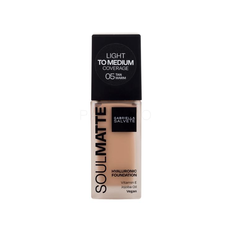 Gabriella Salvete Soulmatte Hyaluronic Foundation Foundation für Frauen 30 ml Farbton  05 Warm Tan