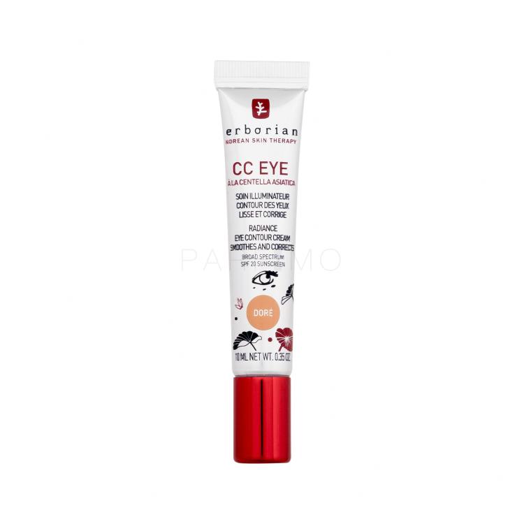 Erborian CC Eye Radiance Eye Contour Cream CC Creme für Frauen 10 ml Farbton  Doré