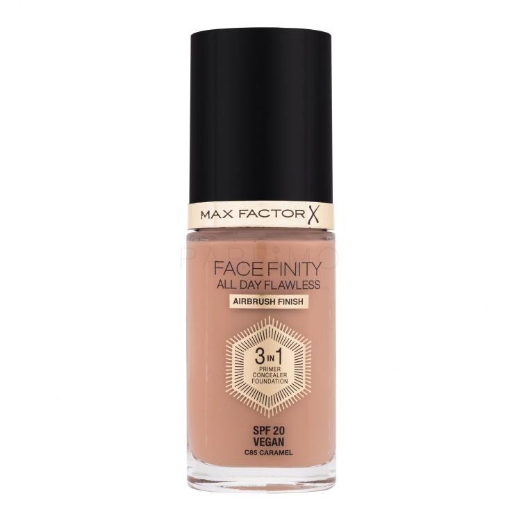 Max Factor Facefinity All Day Flawless SPF20 Foundation für Frauen 30 ml Farbton  C85 Caramel