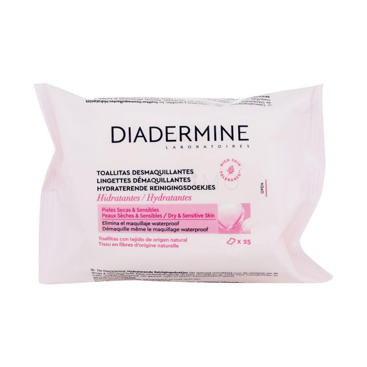 Diadermine Hydrating Cleansing Wipes Reinigungstücher für Frauen 25 St.