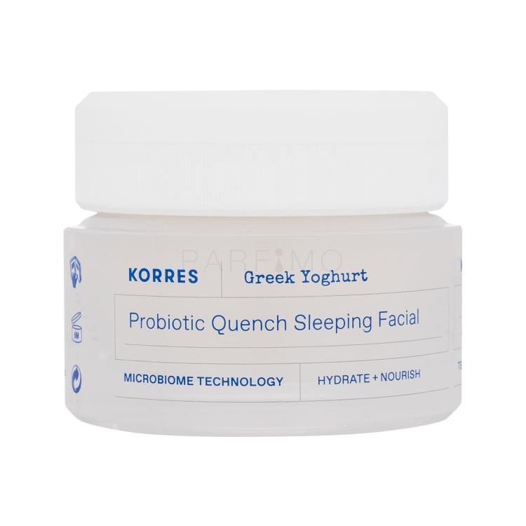 Korres Greek Yoghurt Probiotic Quench Sleeping Facial Nachtcreme für Frauen 40 ml