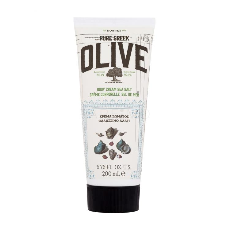 Korres Pure Greek Olive Body Cream Sea Salt Körpercreme für Frauen 200 ml