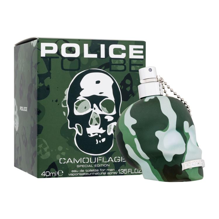 Police To Be Camouflage Eau de Toilette für Herren 40 ml