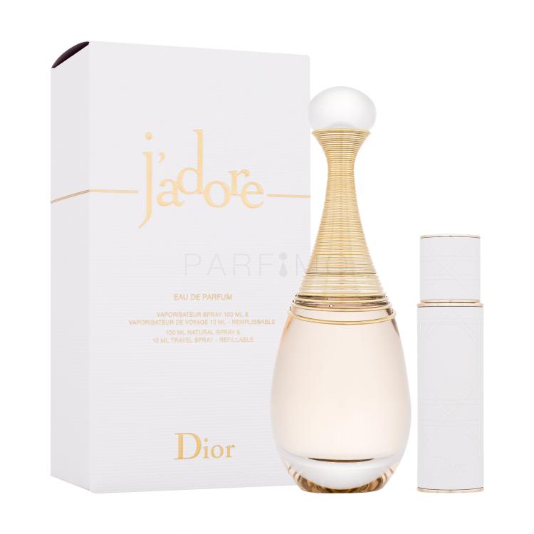 Christian Dior J&#039;adore Geschenkset Eau de Parfum 100 ml + Eau de Parfum in nachfüllbarer Flasche 10 ml