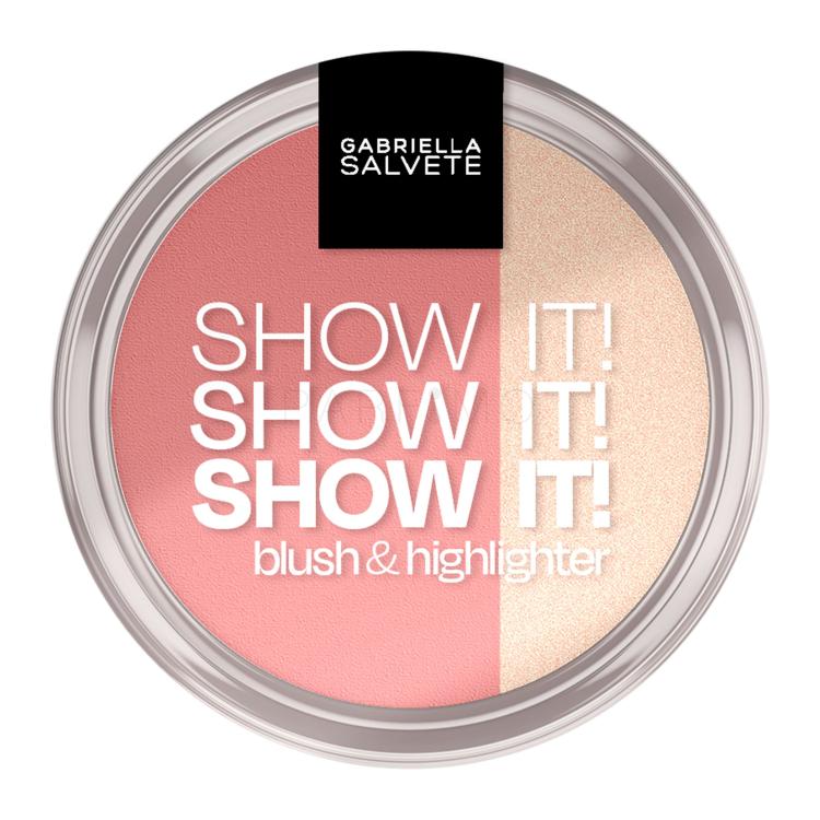 Gabriella Salvete Show It! Blush &amp; Highlighter Rouge für Frauen 9 g Farbton  01