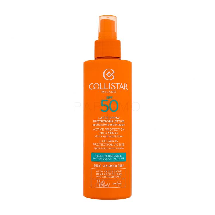 Collistar Active Protection Milk Spray SPF50 Sonnenschutz fürs Gesicht 200 ml