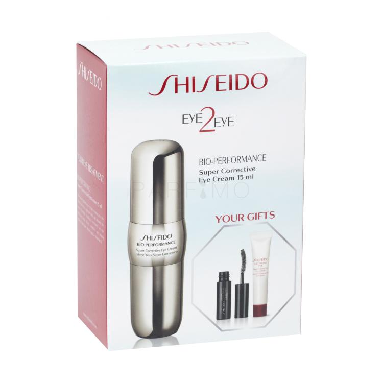 Shiseido Bio-Performance Eye2Eye Geschenkset Augencreme BIO-PERFORMANCE Super Corrective 15 ml + Mascara Full Lash Volume 2 ml + Augenpflege Ultimune Power Infusing Eye Concentrate 5 ml