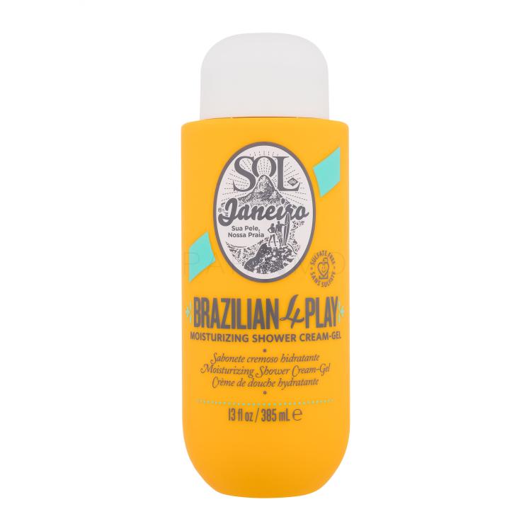Sol De Janeiro Brazilian 4Play Moisturizing Shower Cream-Gel Duschcreme für Frauen 385 ml
