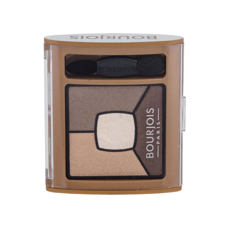 BOURJOIS Paris Smoky Stories Quad Eyeshadow Palette Lidschatten für Frauen 3,2 g Farbton  06 Upside Brown
