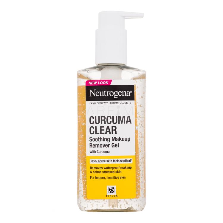 Neutrogena Curcuma Clear Soothing Makeup Remover Gel Gesichtsreinigung 200 ml