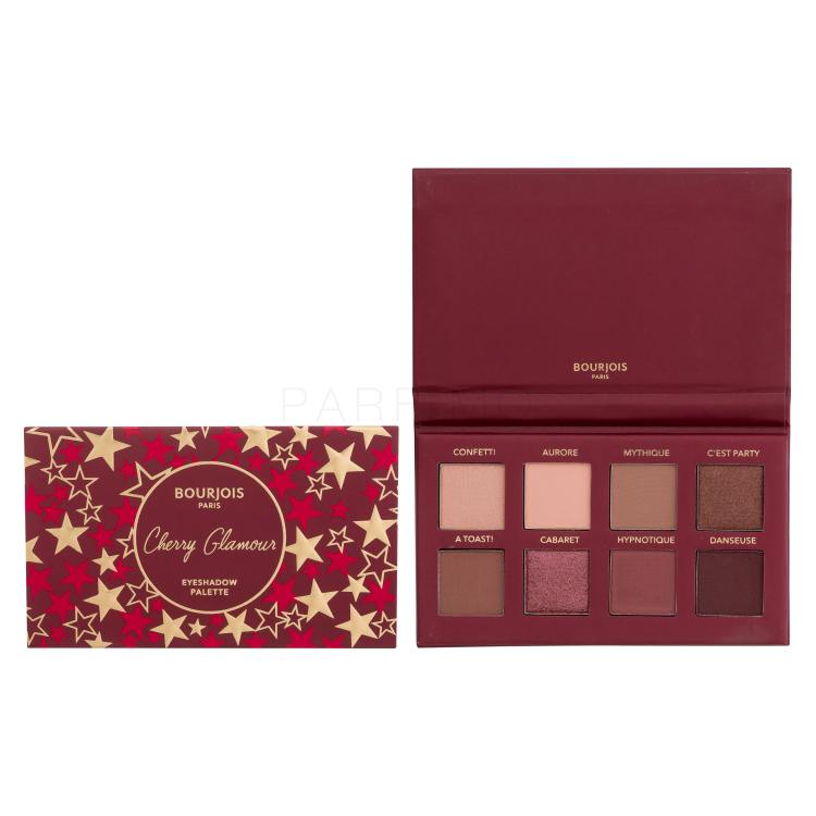 BOURJOIS Paris Cherry Glamour Eyeshadow Palette Lidschatten für Frauen 6,8 g Farbton  03 Cherry Glamour