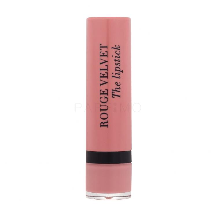 BOURJOIS Paris Rouge Velvet The Lipstick Lippenstift für Frauen 2,4 g Farbton  47 Rose Brûlé