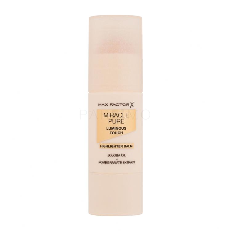 Max Factor Miracle Pure Luminous Touch Highlighter Balm Highlighter für Frauen 6 g Farbton  10 Soft Pearl