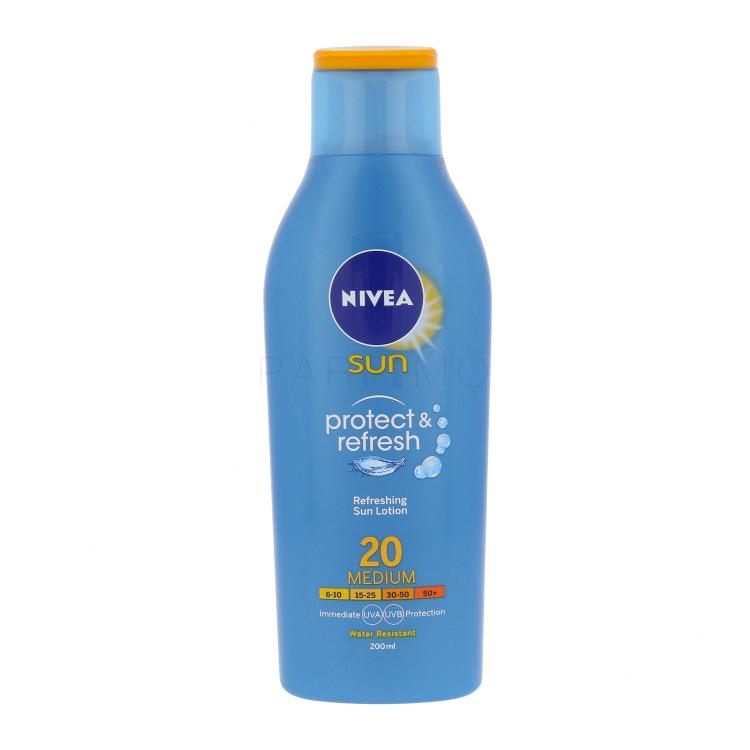 Nivea Sun Protect &amp; Refresh Sun Lotion SPF20 Sonnenschutz 200 ml