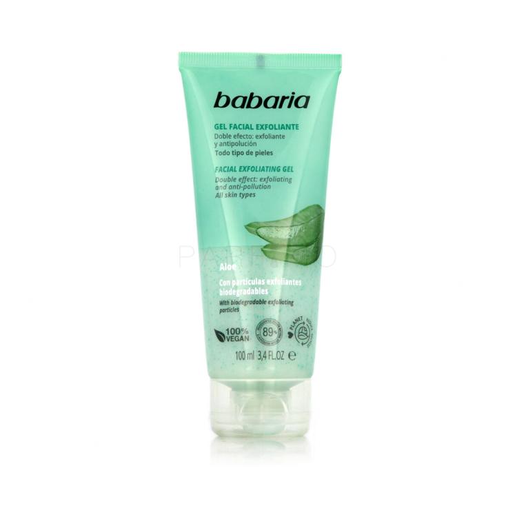 Babaria Aloe Facial Exfoliating Gel Peeling für Frauen 100 ml