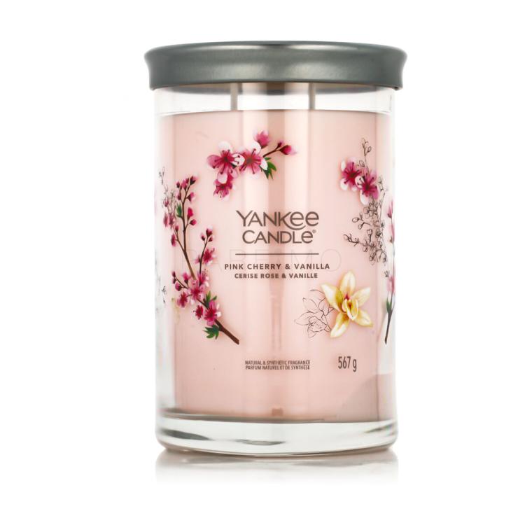 Yankee Candle Signature Pink Cherry &amp; Vanilla Tumbler Duftkerze 567 g