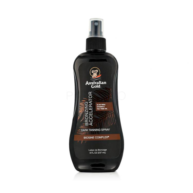 Australian Gold Bronzing Accelerator Dark Tanning Spray Sonnenschutz für Frauen 237 ml