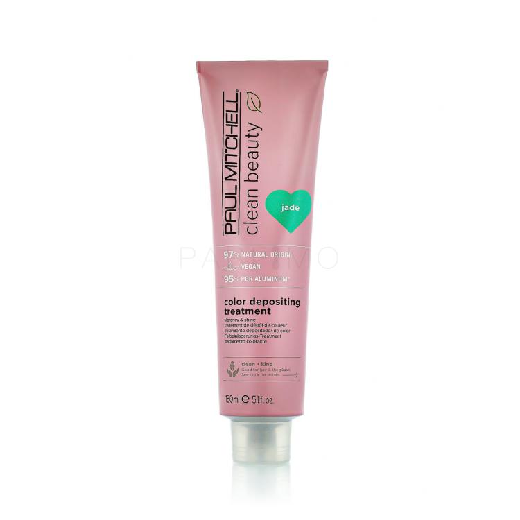 Paul Mitchell Clean Beauty Color Protect Color Depositing Treatment Haarmaske für Frauen 150 ml Farbton  Jade