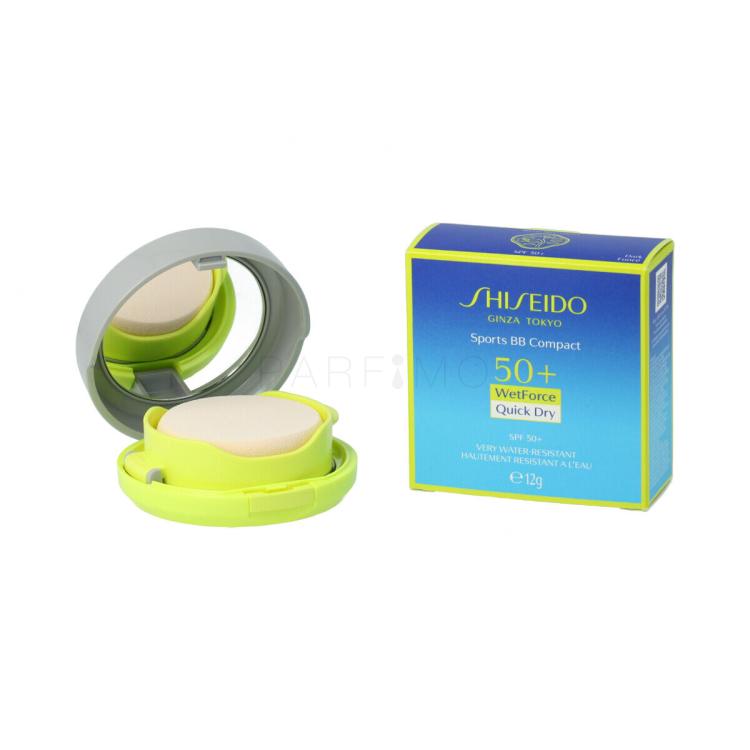 Shiseido Sports BB Compact WetForce SPF50+ Puder für Frauen 12 g Farbton  Dark