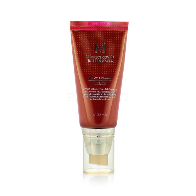 Missha M Perfect Cover BB Cream EX SPF42 BB Creme für Frauen 50 ml Farbton  No.25 Warm Beige