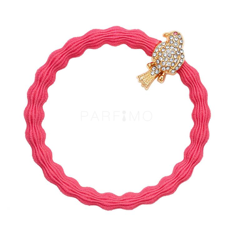 By Eloise London Bling Charms Gold Diamanté Bird Haargummi für Frauen 1 St. Farbton  Neon Peach