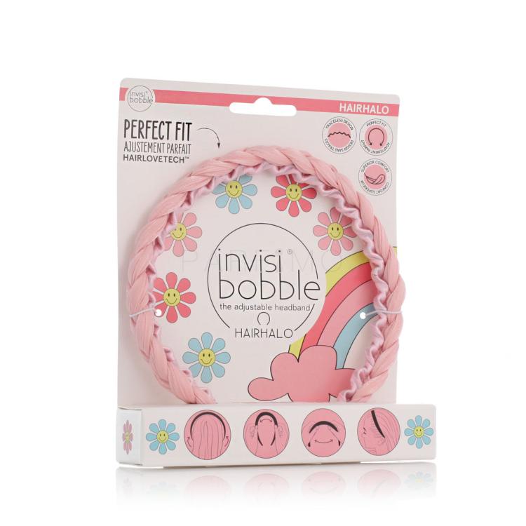 Invisibobble Hairhalo Retro Dreamin' Haargummi für Frauen 1 St. Farbton  Eat, Pink, and be Merry