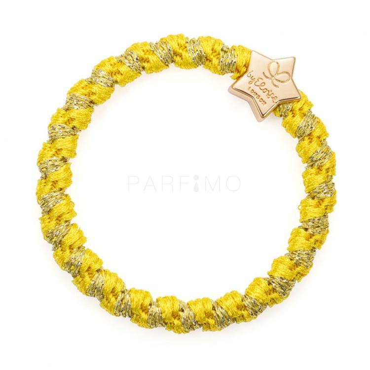 By Eloise London Woven Gold Star Haargummi für Frauen 1 St. Farbton  Marigold