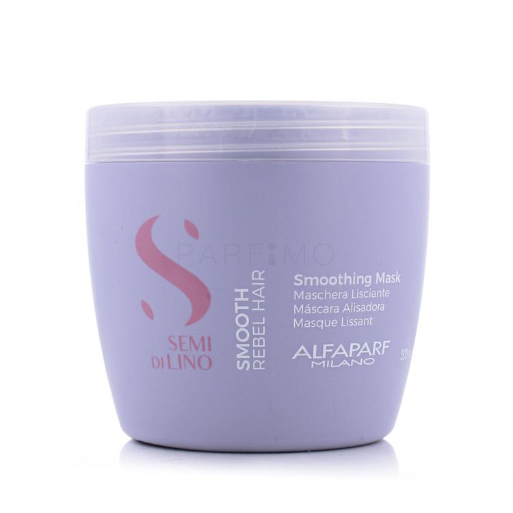 ALFAPARF MILANO Semi Di Lino Smooth Smoothing Mask Haarmaske für Frauen 500 ml