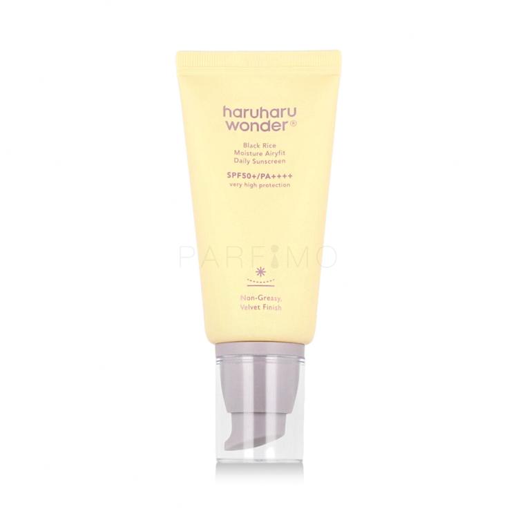 HaruHaru Wonder Black Rice Moisture Airyfit Daily Sunscreen SPF50+ Sonnenschutz fürs Gesicht 50 ml
