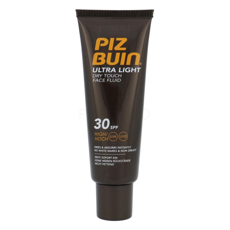PIZ BUIN Ultra Light Dry Touch Face Fluid SPF30 Sonnenschutz fürs Gesicht 50 ml