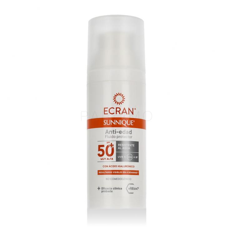 Ecran Sunnique Anti-Aging Protective Fluid SPF50+ Sonnenschutz fürs Gesicht 50 ml