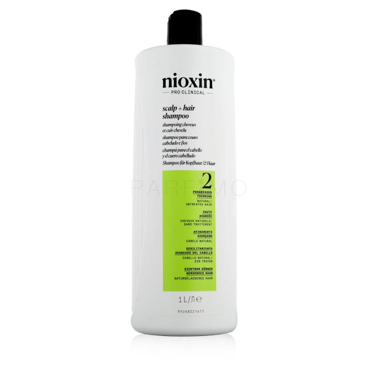 Nioxin System 2 Scalp + Hair Shampoo Shampoo für Frauen 1000 ml