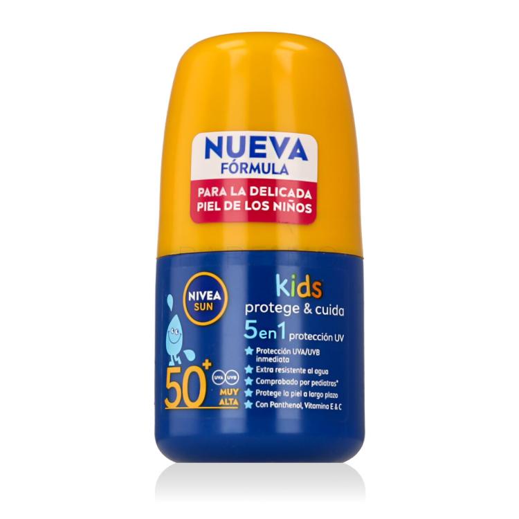 Nivea Sun Kids Protect &amp; Care SPF50+ Sonnenschutz für Kinder Rollerball 50 ml