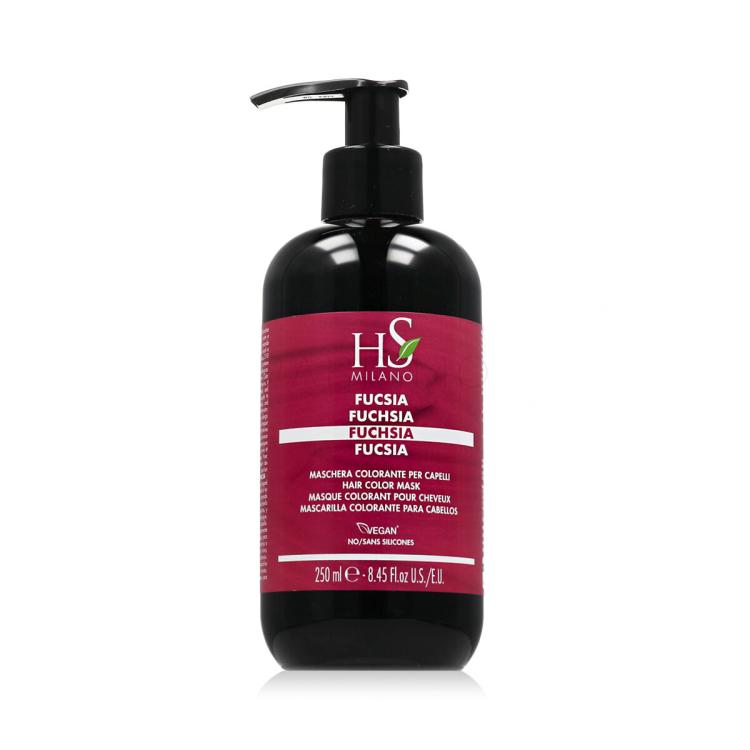 HS MILANO Hair Color Mask Haarfarbe 250 ml Farbton  Fuchsia