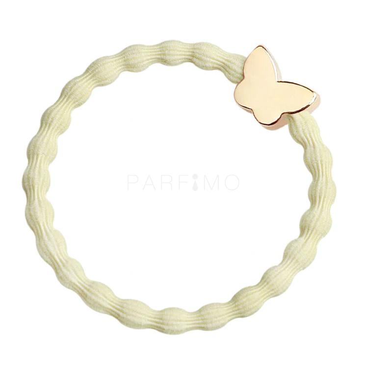 By Eloise London Gold Butterfly Haargummi für Frauen 1 St. Farbton  Melon Yellow