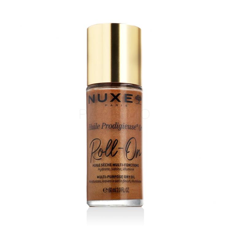 NUXE Huile Prodigieuse Or Multi-Purpose Shimmering Dry Oil Körperöl für Frauen Rollerball 60 ml