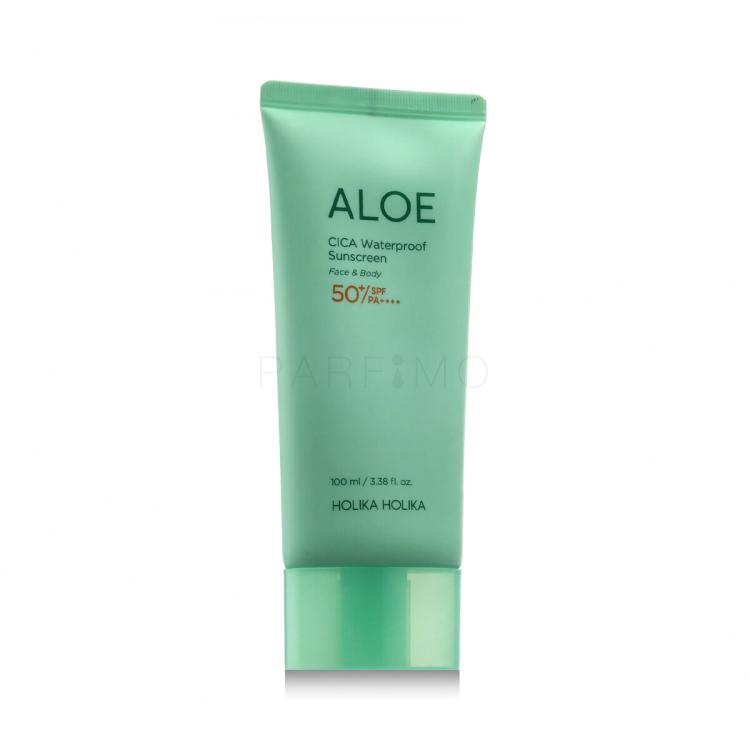 Holika Holika Aloe CICA Waterproof Sunscreen SPF50+ Sonnenschutz fürs Gesicht 100 ml