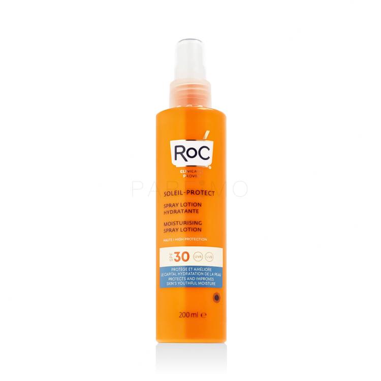 RoC Soleil-Protect Moisturising Spray Lotion SPF30 Sonnenschutz für Frauen 200 ml