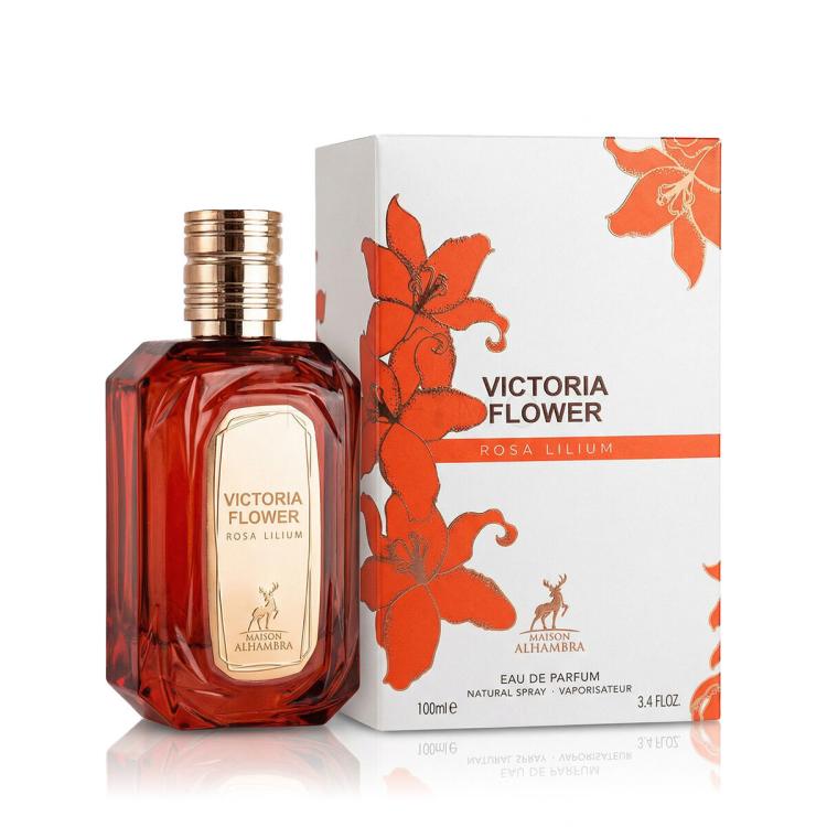 Maison Alhambra Victoria Flower Rosa Lilium Eau de Parfum für Frauen 100 ml
