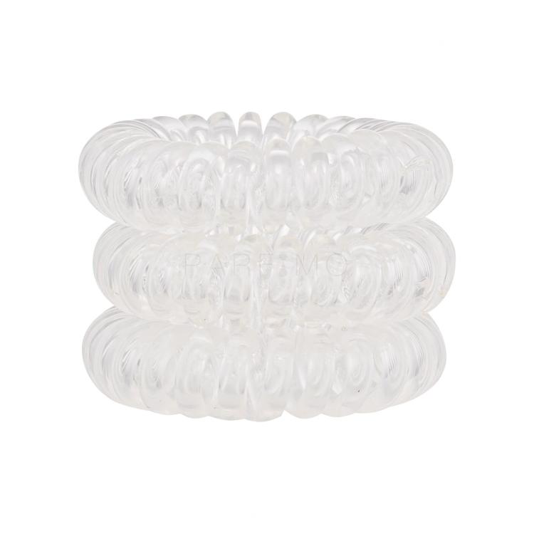 Invisibobble Power Hair Ring Haargummi für Frauen 3 St. Farbton  Crystal Clear