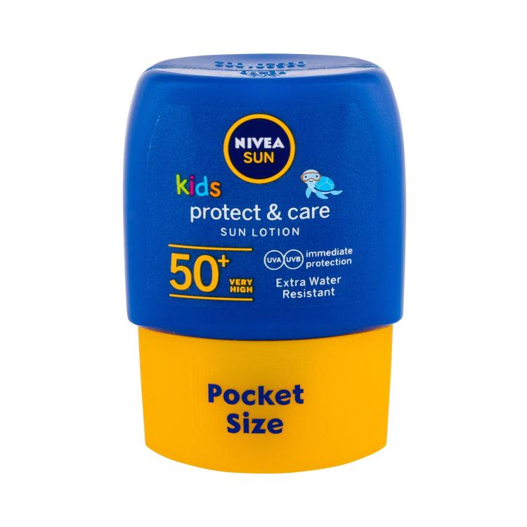 Nivea Sun Kids Protect &amp; Care Sun Lotion SPF50+ Sonnenschutz für Kinder 50 ml