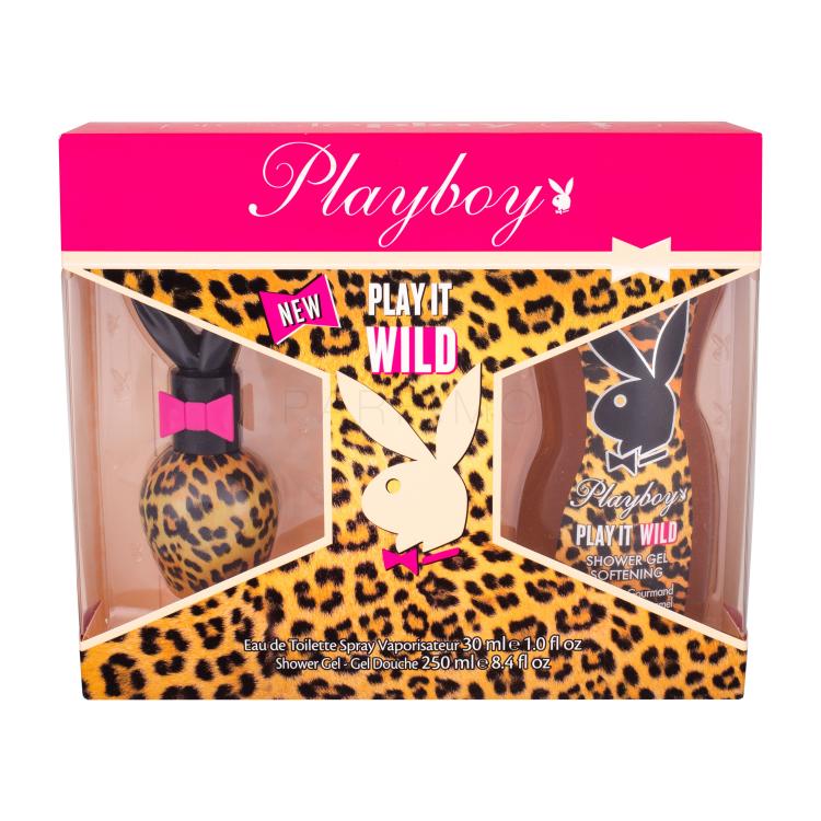 Playboy Play It Wild For Her Geschenkset EDT 30 ml + 250 Duschgel
