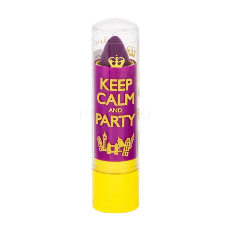Rimmel London Keep Calm &amp; Party Lippenbalsam für Frauen 3,8 g Farbton  050 Violet Blush